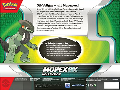 Pokémon-Sammelkartenspiel: Kollektion Mopex-ex (2 holografische Promokarten, 1 überdimensionale holografische Karte & 4 Boosterpacks) – Bild 5
