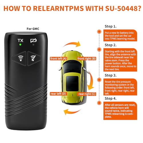 TPMS Relearn Tool for GM Tire Sensor,EL-50448 Compact Version VEHLIVE SU-50448 - image 6