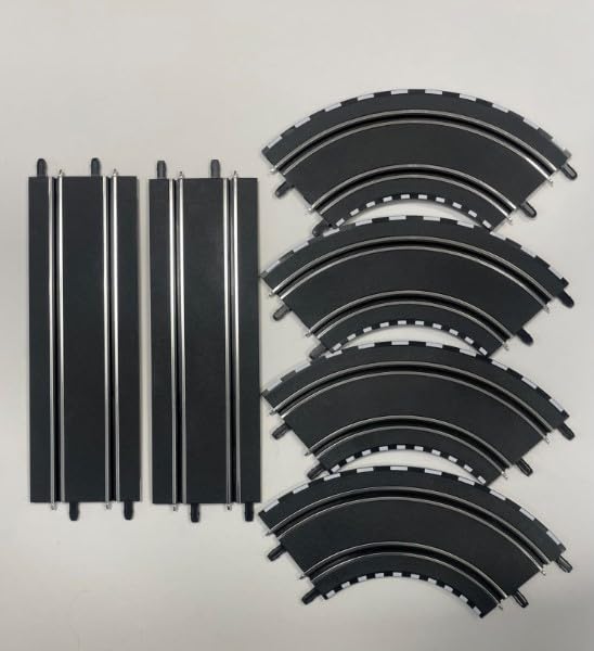 MT836 - Greenhills Carrera GO!!! Track Pack 2 x Full Straights & 4 x Standard Curves - NEW - BW