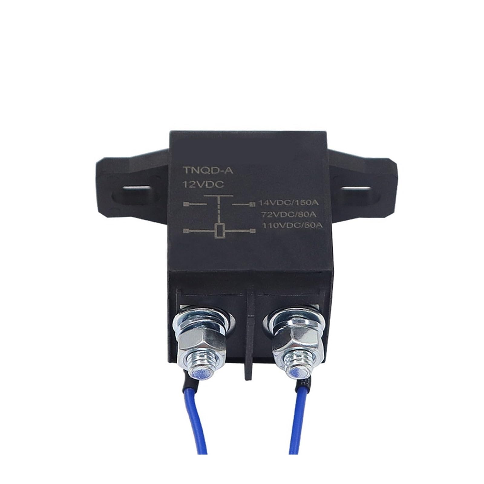relé de Potencia Relé de CC de Alto Voltaje de 12, 24, 36, 48, 60 y 72 V, 150 A, 110 V, relé de Encendido a Largo Plazo for automoción(60V)