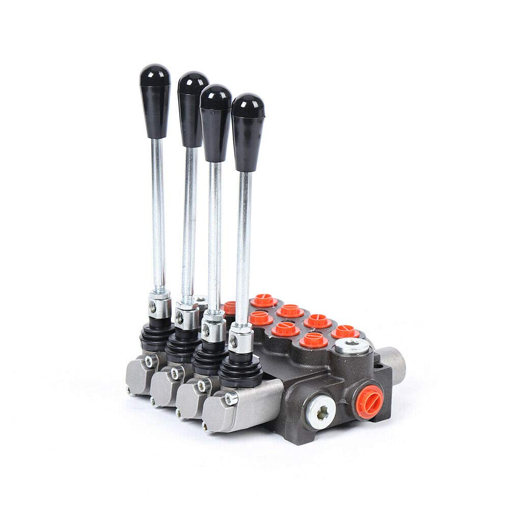 4 carrete 3600psi P40 Hydraulisches Wegeventil Mehrwegeventil Einstellbar 60L/min carrete hidráulica de Control direccional Valve