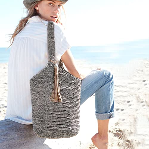 Bolsa tipo bolso cubo Mar y Sol Aspen Raffia miniatura 2