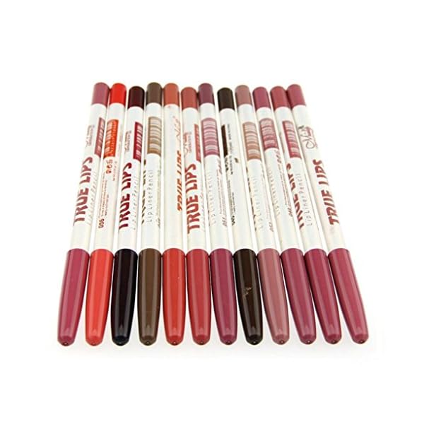 Sankuwen Waterproof Lip Liner Pencil, Pack of 12