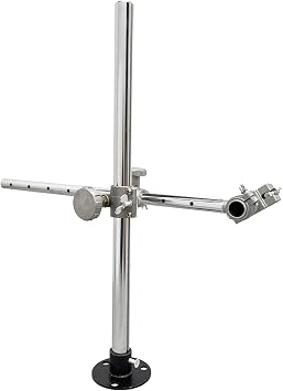 Welding Torch Holder Support Automatic Welding Bracket Positioner Welding Gun Bracket600+500+V/23.62 Vertical Pole Length+19.69 Cross Bar Length+V
