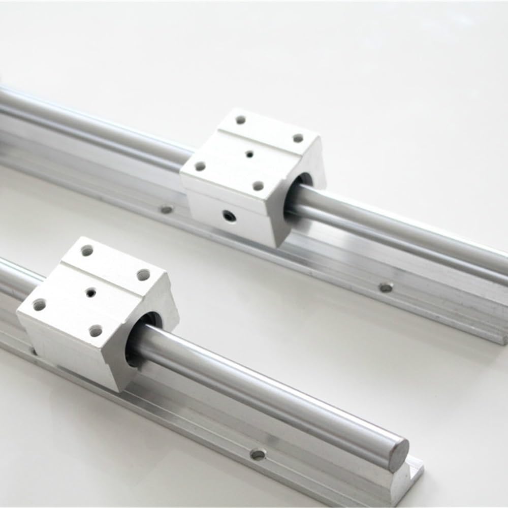 Juego de 2 rieles lineales SBR10 de 300 mm, 500 mm, 600 mm y