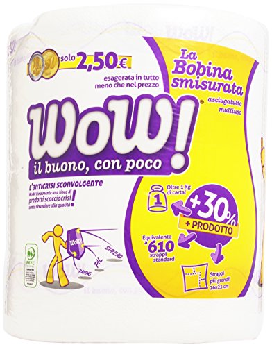 Wow! la Bobina Smisurata, Asciugatutto Multiuso - 1...