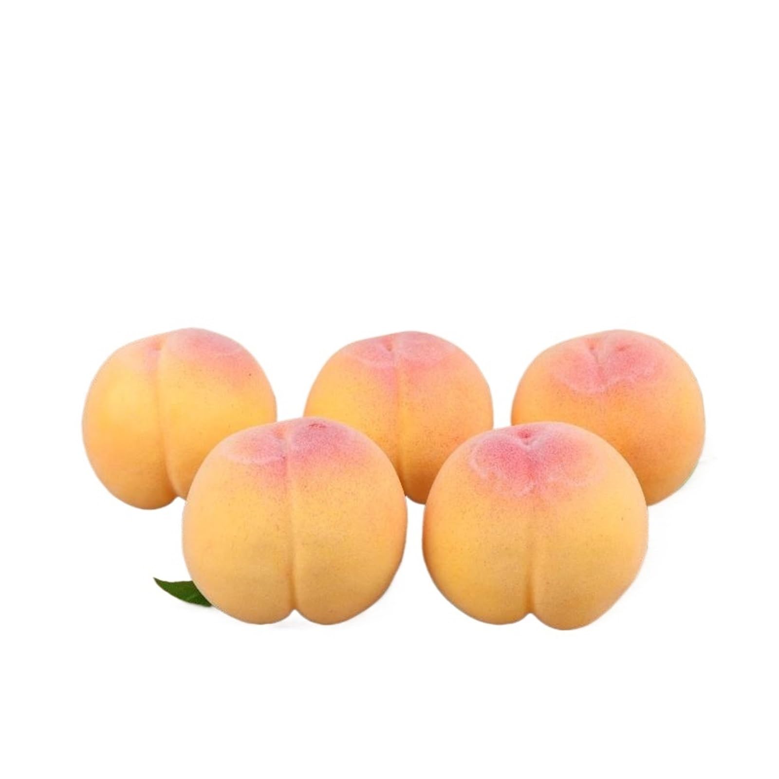 Wuyxto A3 5Pcs 7Cm Artificial Peach Home Kitchen Decoration Fake Fruits Festive Party Supplies Simulation Ornament Photography Props For Party(A3)