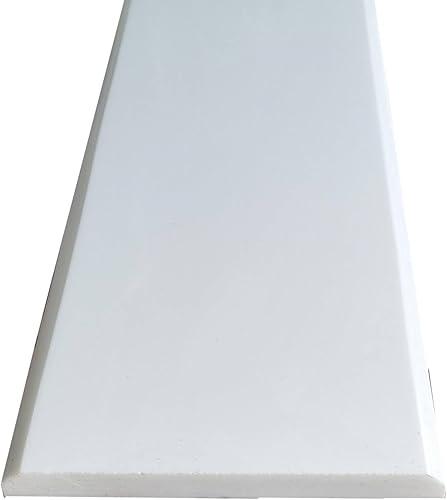 Umbral de puerta de granito blanco Biselado (48 x 4 pulgadas)