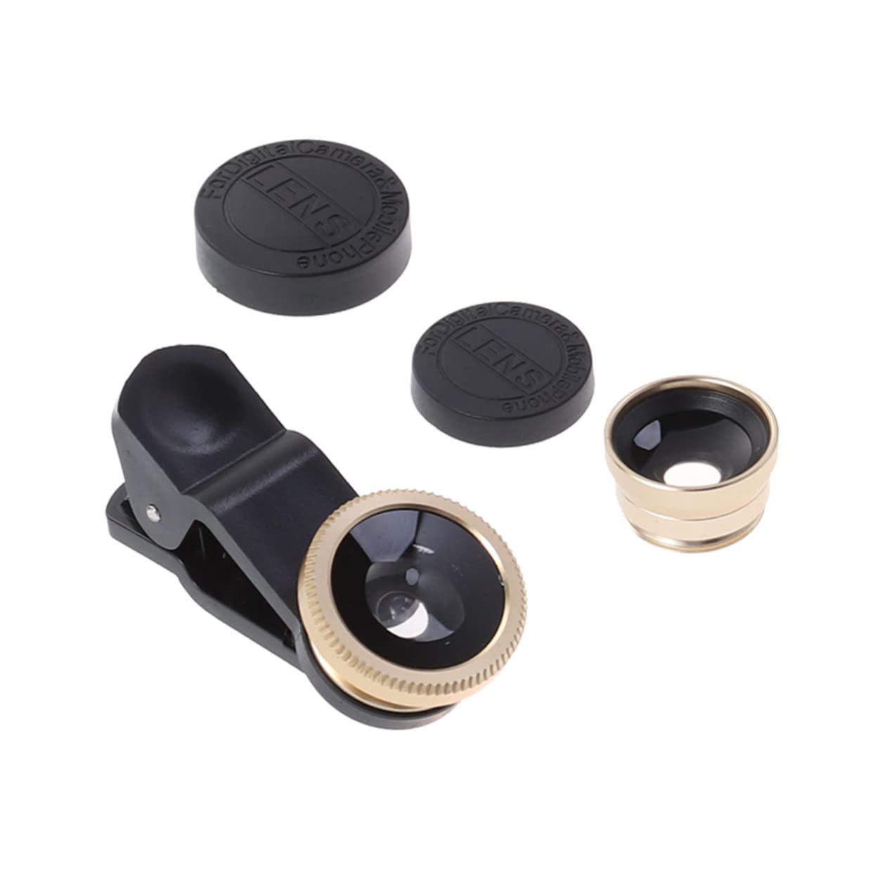 OKUMEYR Phone Camera Lens Photography Accessories for Cell Phone Wide Angle Lens Mobile Camera Phone Lenses Fish Lens Kit Fish Eyes Lens for Phone Camera Lens Kit Tech Fisheye Self Timer