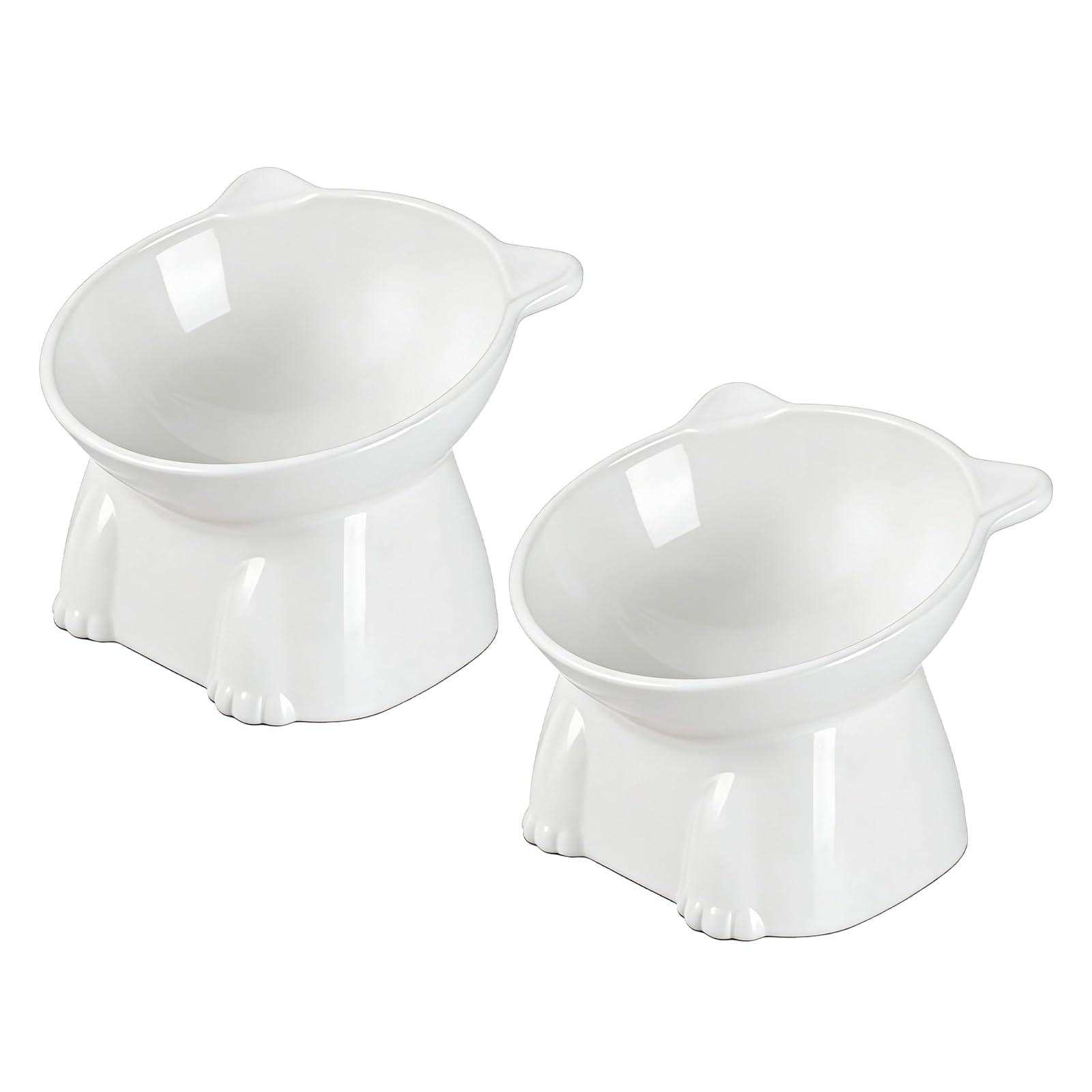 BWANGIAO Elevated Dog Bowl Stand Feeders For Most Dog Size Ergonomic Bowl Food