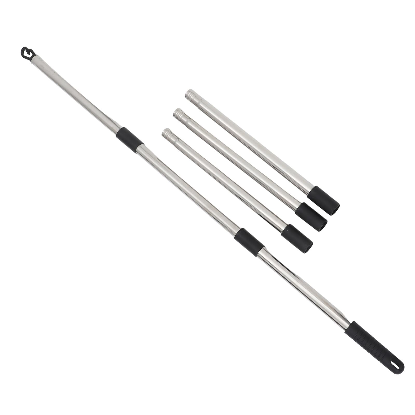 Portables Outdoor Wäscheleine mit Abnehmbarem Stützstab Clips Wetterfeste Uv-beständige Wäscheleine für Camping und Garten