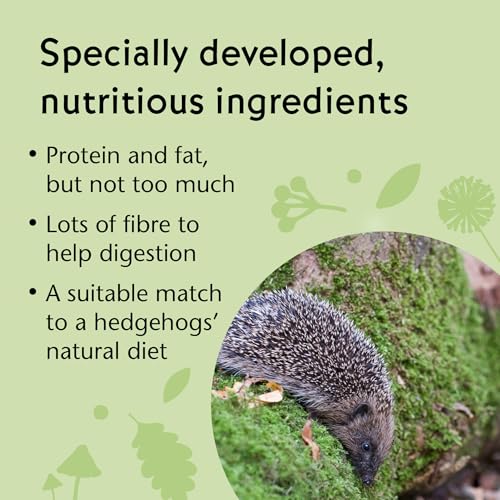 Vale’s™ Hedgehog Food – specially developed – used daily at Vale Wildlife Hospital – meaty, crunchy biscuits, high in fibre – suitable and nutritious – ideal addition to their natural diet (1.5kg) - Image 6