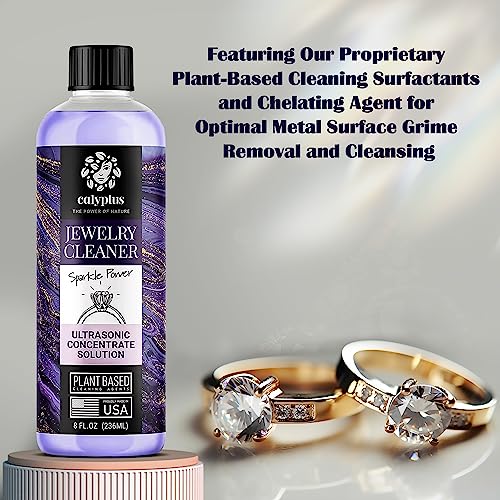 Calyptus CALYPTUS-ULTRASONIC-8OZ-2X Ultrasonic Jewelry Cleaner Solution Concentrate thumb #3