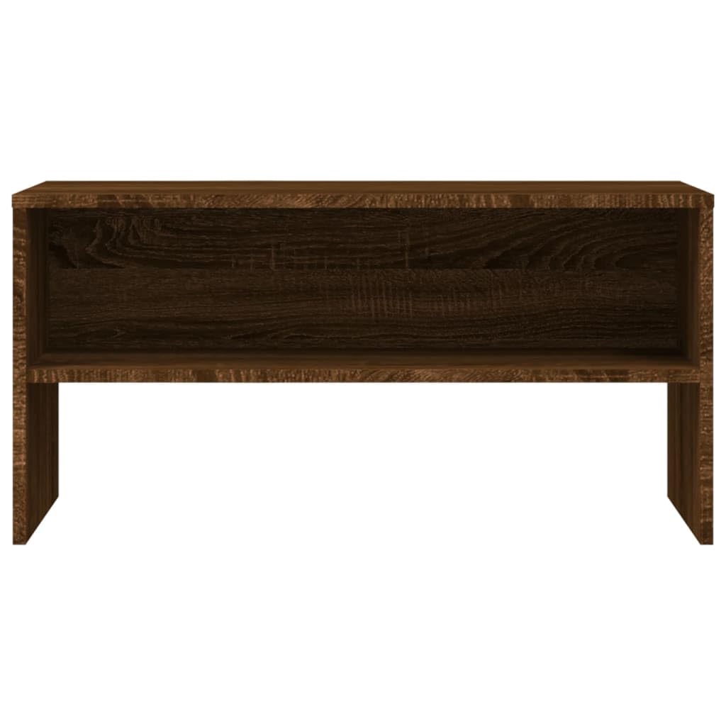 vidaXL Mobile Porta TV Rovere Marrone 80x40x40 cm in Legno Multistrato