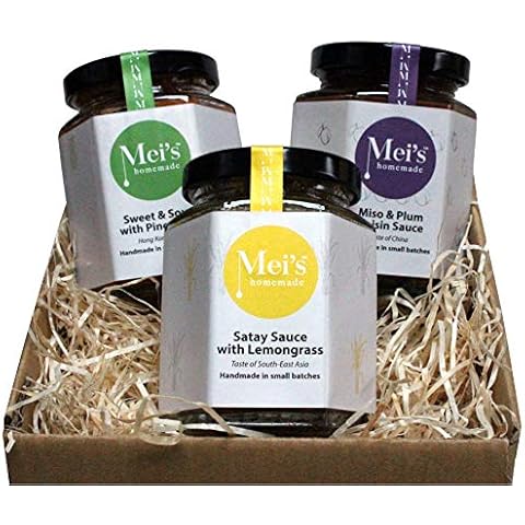 Mei's Homemade 3 Chinese Stir-Fry, Dipping,Cooking sauces Gift Set Gluten Free Dairy Free Cover