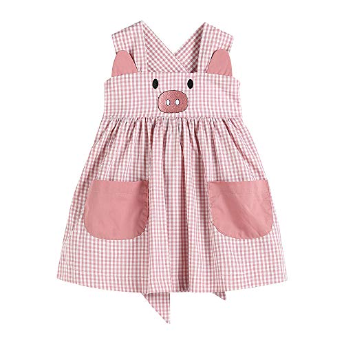 Baby Girls Sleeveless Dress with Sash