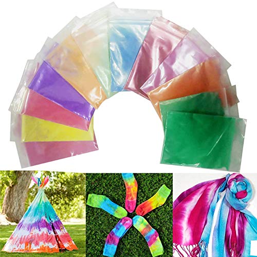 image for Hongwen Tie Dye Kits, One-Step Fabric Dye Textile Fabric Clothing Graf