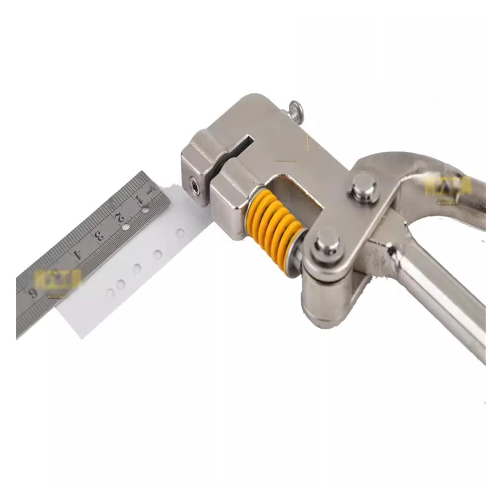 Manueller Metallstanzer 3,2/3,5/4,2 mm, Edelstahl-Stanzzange, Werbe-Leuchtbuchstaben-Stanzwerkzeug Langlebigkeit, Effizienz(4.2MM)