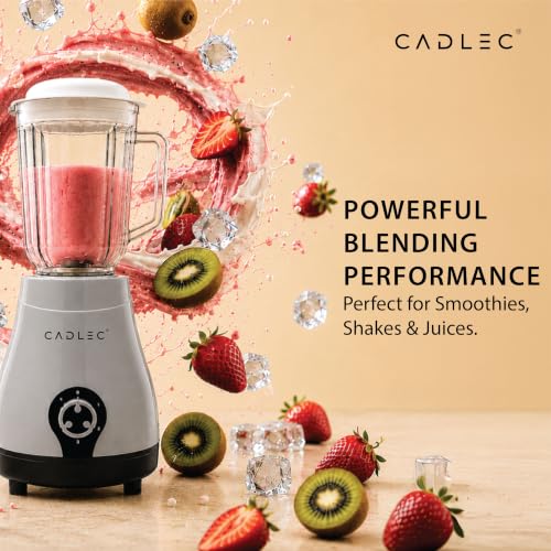 Image of Cadlec BlendCraft 4 Jar 750 Watt Mixer Grinder | High-Power Juicer, Blender & Mixer | Durable ABS Body | Multi-Function for Juicing & Blending | 2-Year Warranty, Grey & Black