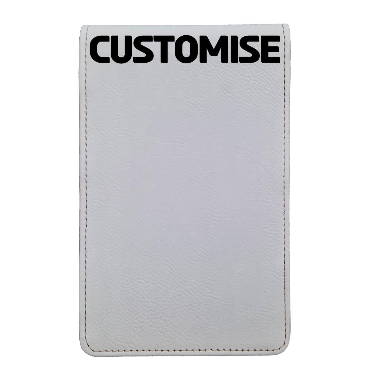 Ace Customs Personalised Golf Scorecard Holder & Yardage Book (White)