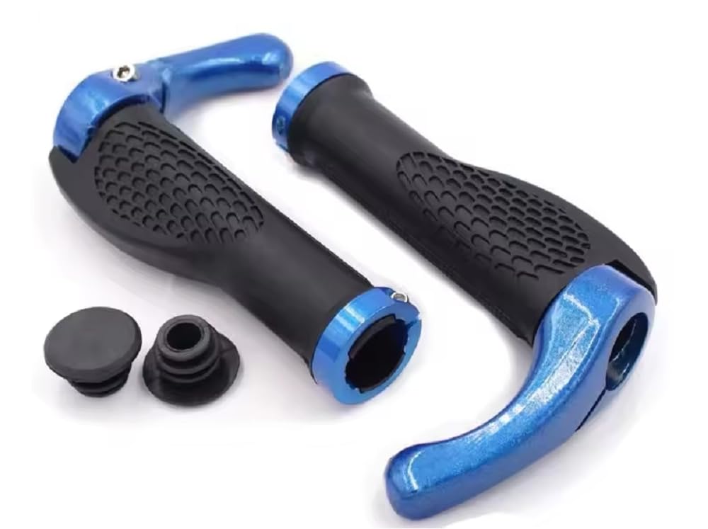 Ilsha® Bicycle Handle Grips, Ergonomic Rubber Grips with End Caps, Set of 2, Multi-Color for Cycle. (B0DFWPRD52) Amazon Price History, Amazon Price Tracker