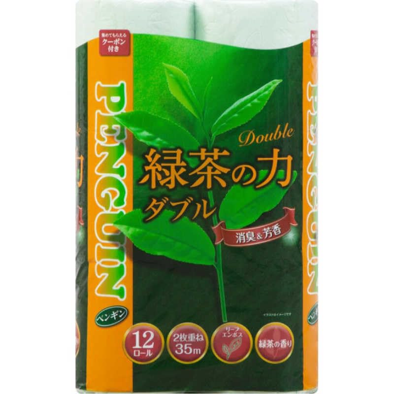 丸富製紙 ペンギン トイレットペーパー ティーフラボン ダブル 12ロール