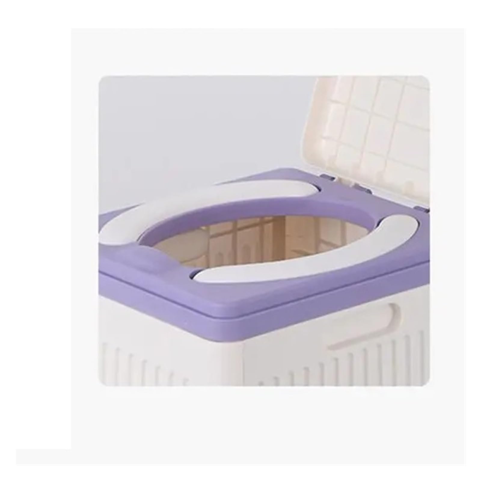 Inodoro Plegable Inodoro Plegable Portátil For Acampar Aire Libre Orinal Adultos Diseño De Tapa Reutilizable Picnic