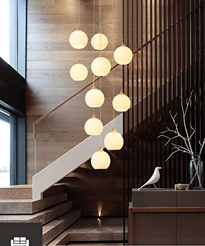 Lustre de luxe moderne et minimaliste avec suspension créative verticale - 5
