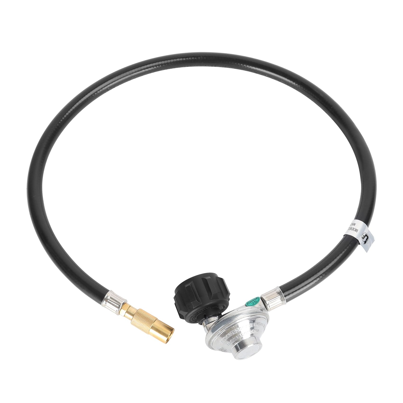 5FT Propane Adapter Hose With Regulator – Fits Blackstone 28/36, Weber Grills