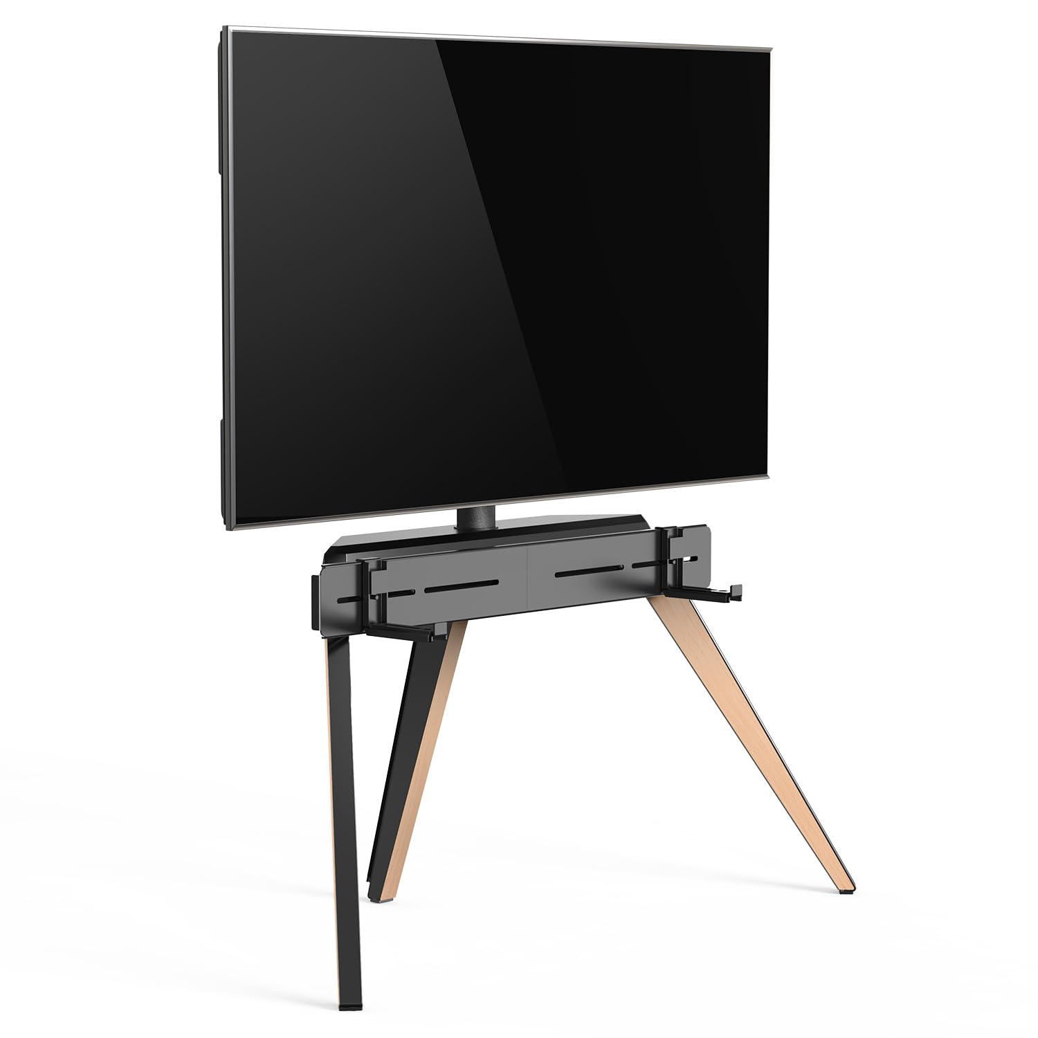 FITUEYES Support Barre de Son pour Série Picasso Capacité de Charge 6.5 kg pour Montage sous la TV avec Haut-Parleur Noir