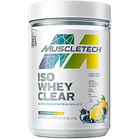 Iso Whey Clear, Lemon Berry Blizzard - 503g Cover