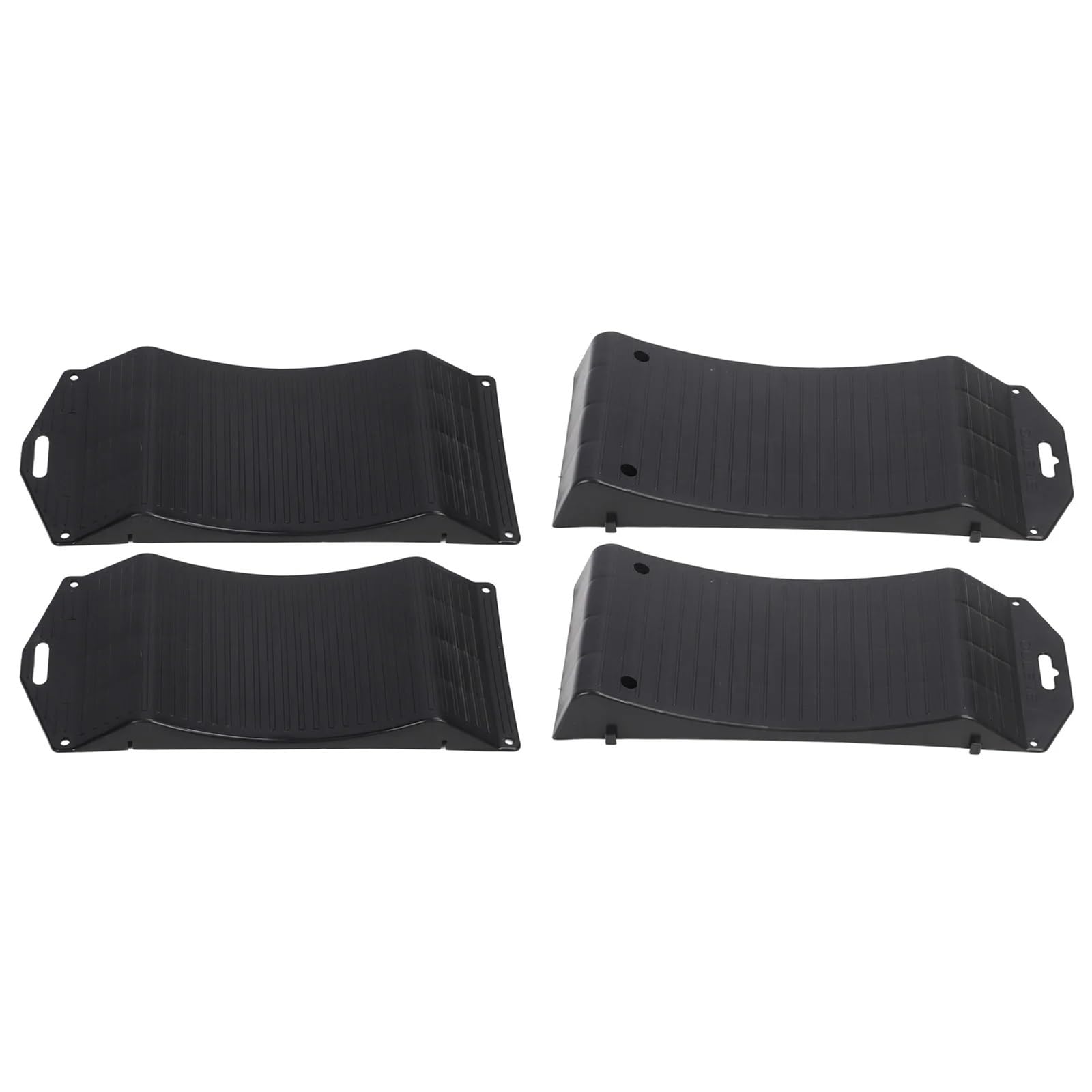 Auffahrkeile für Wohnmobil 2 stücke Auto Reifen Rad Rampen Proof Heavy Duty Einfache Verwendung Saver for RV Zubehör(17.48x7.67x1.37in)