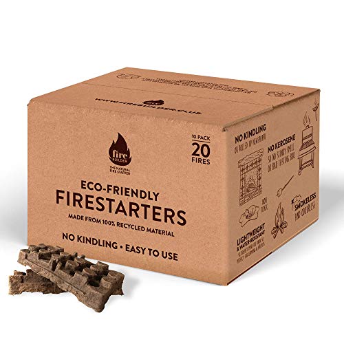 Preisvergleich Produktbild FireBuilder - Umweltfreundlicher, natürlicher Feuerstarter - kein Anzündmaterial erforderlich; Rauchfrei und geruchlos für schnellere Feuer; Ideal für Kamine, Grille, Feuerstellen und Holzöfen