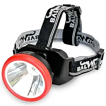 Balwaan Shakti BT-50 LED Adjustable Light Water Resistant Rechargeable Head Torch for Agriculture