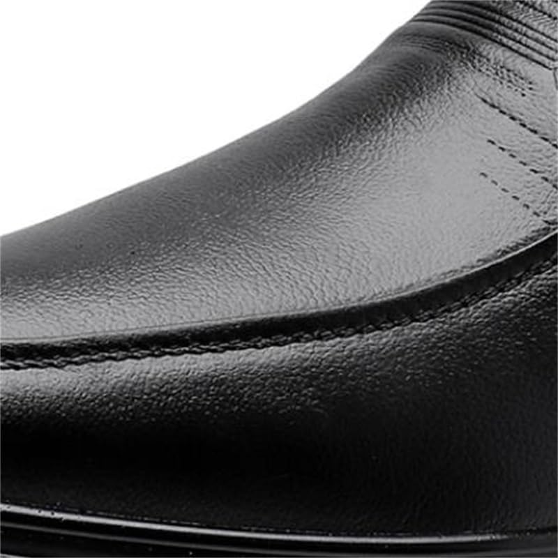 Men's Casual Slip on Loafers Breathable Driving Shoes Slip Resistant Water Resistant Black Lace-up Flat Sneakers Work Oxford4