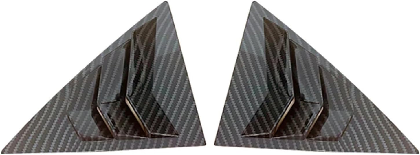 Compatible For Mazda 6 Sedan 2002 2003 2004 2005 2006 2007 2008 Car Rear Window Side Vent Shutter Louver Cover Trim Accessories Carbon