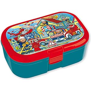 Fire Fighter lunchbox voor kinderen, 10670, perfect voor brandweerautofans, brooddoos, brooddoos, school, basisschool…