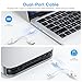 OMOTON Keyboard and Mouse for Mac, Wired Keyboard with Numeric Keypad Dual Interface (Type-C & USB), Mouse with USB A Interface Compatible with MacBook Pro/Air, iMac, Mac mini/Pro Laptop, Silver White