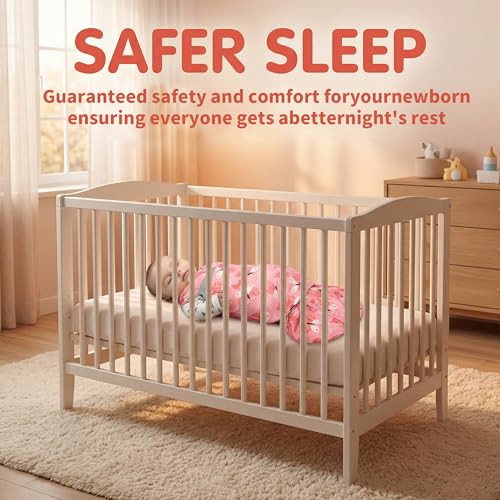 Image of GUNTAIL Newborn Sleep Sack Baby Swaddle,3-Way Adjustable Wearable Blanket,100% Rayon Cotton Swaddling sleeping bag 6-12 Months
