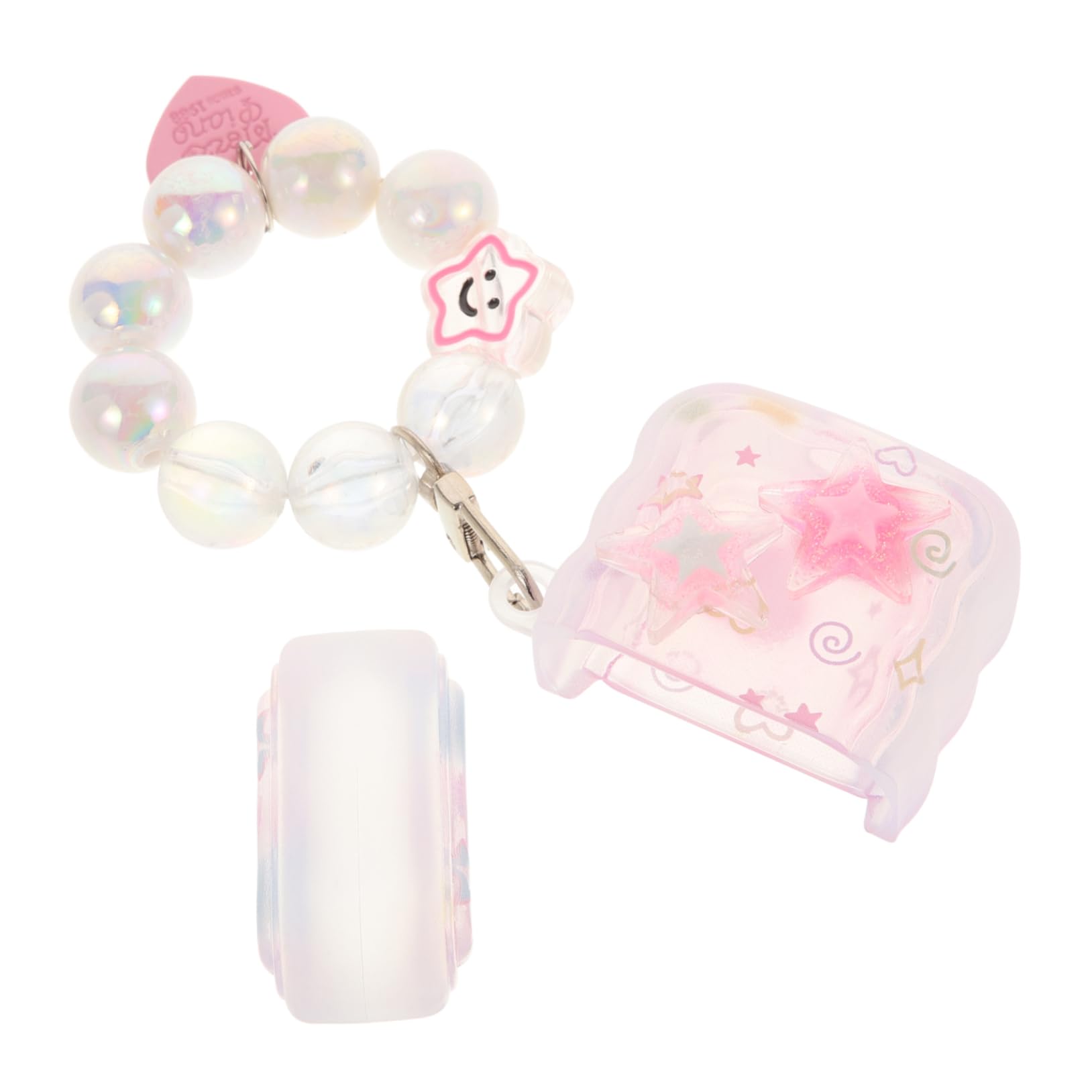 VILLCASE 4 Piezas Estuche Protector Auriculares Mujer Su Floral Talón Fundas para Auriculares Caso Brotes II Cubrir Funda Protectora De Estuche Portátil para TPU