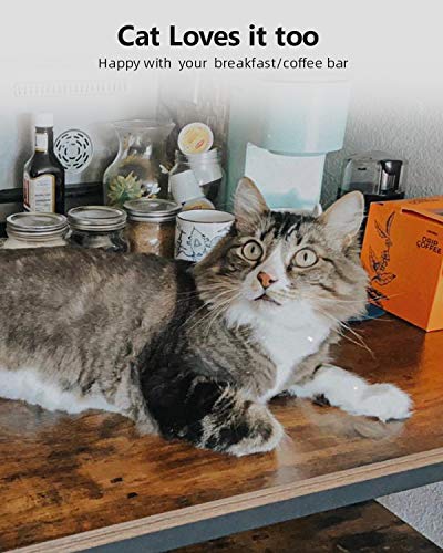 image for MIERES 5 Pieces Kitchen Table Set, Wood Dining Table Set for 4, Wood E