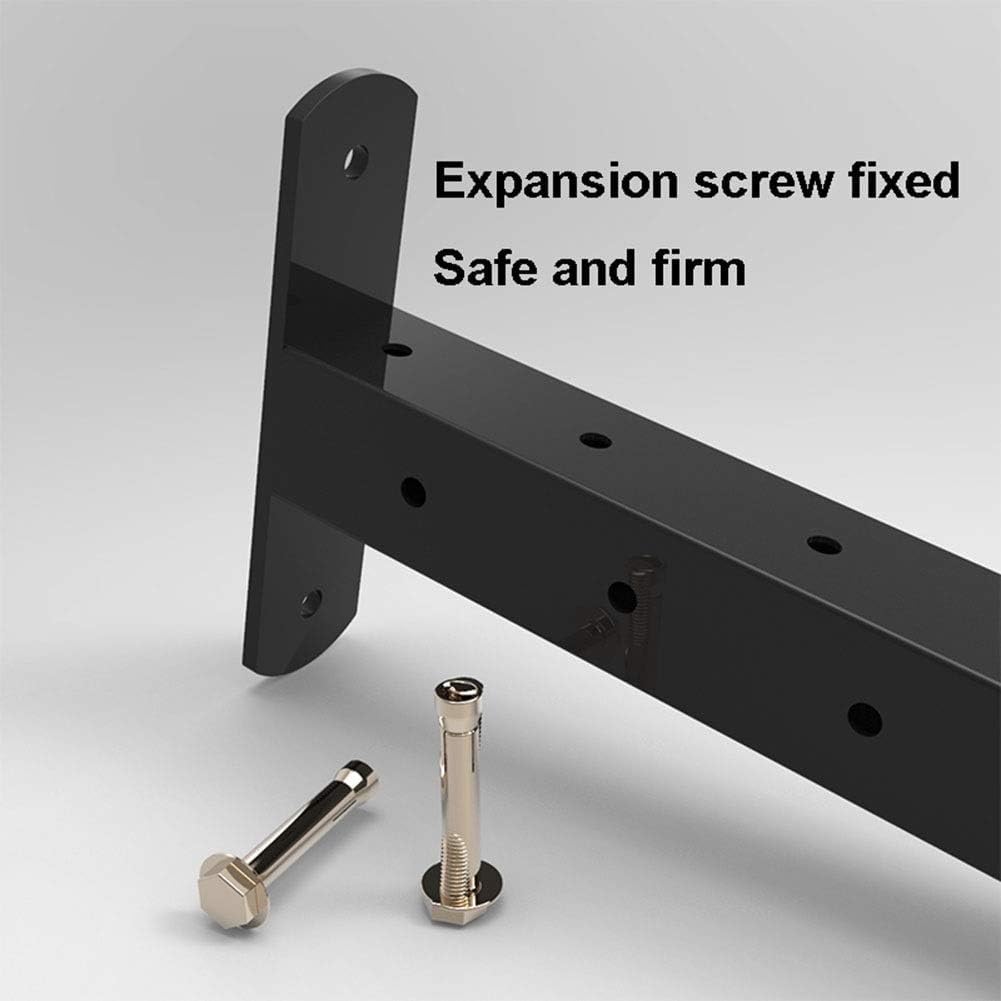 Fitnessgeräte Klimmzugstangen Decke Haushalt Höhe Einstellbar Arm Kraft Übung(Black)
