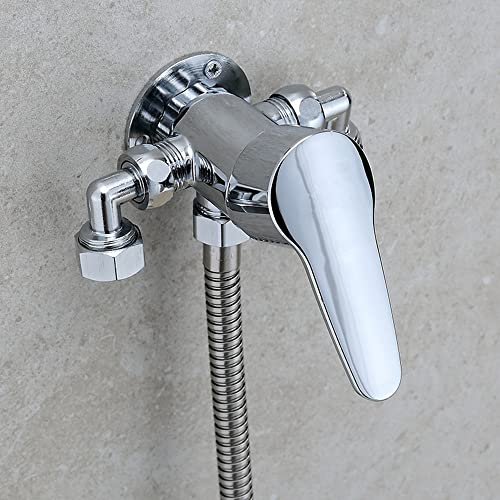 Mitigeur de douche mural en laiton vanne de commande eau chaude froide MOCHAMIK - 6