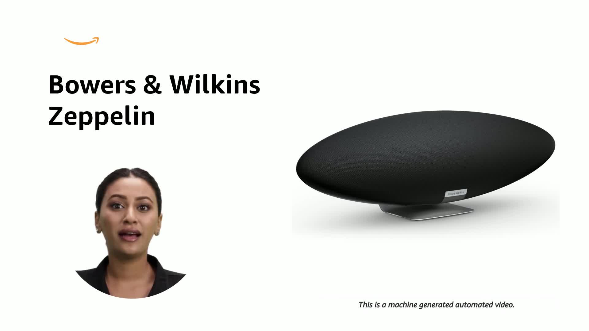 Bowers & Wilkins Zeppelin Bluetooth Wireless Speaker, Iconic