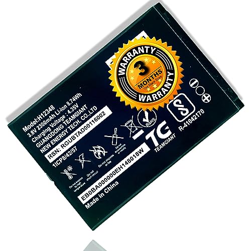 Image of OriginaI H12348 Batery for ZTE Wipod Airtel 4g Hotspot Jiofi 2 M2 Router (2300mAh) with 3 Months Warranty (LA-07)