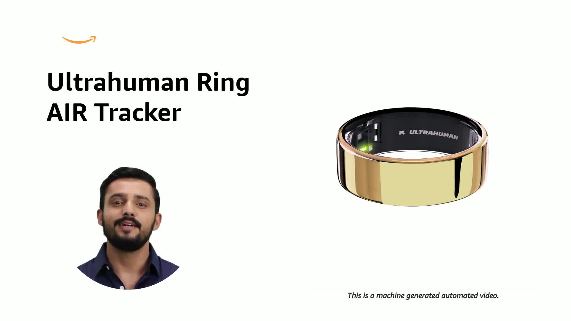 ULTRAHUMAN Ring AIR - Bionic Gold - Size 14 - Smart Ring | No