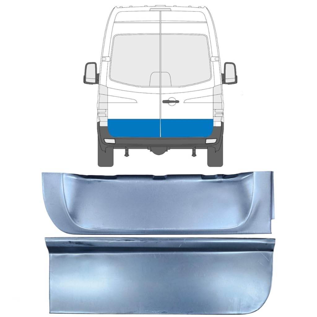 Reparaturblech hintere Tür für Mercedes Sprinter 2006-2018 / Links+Rechts/Satz