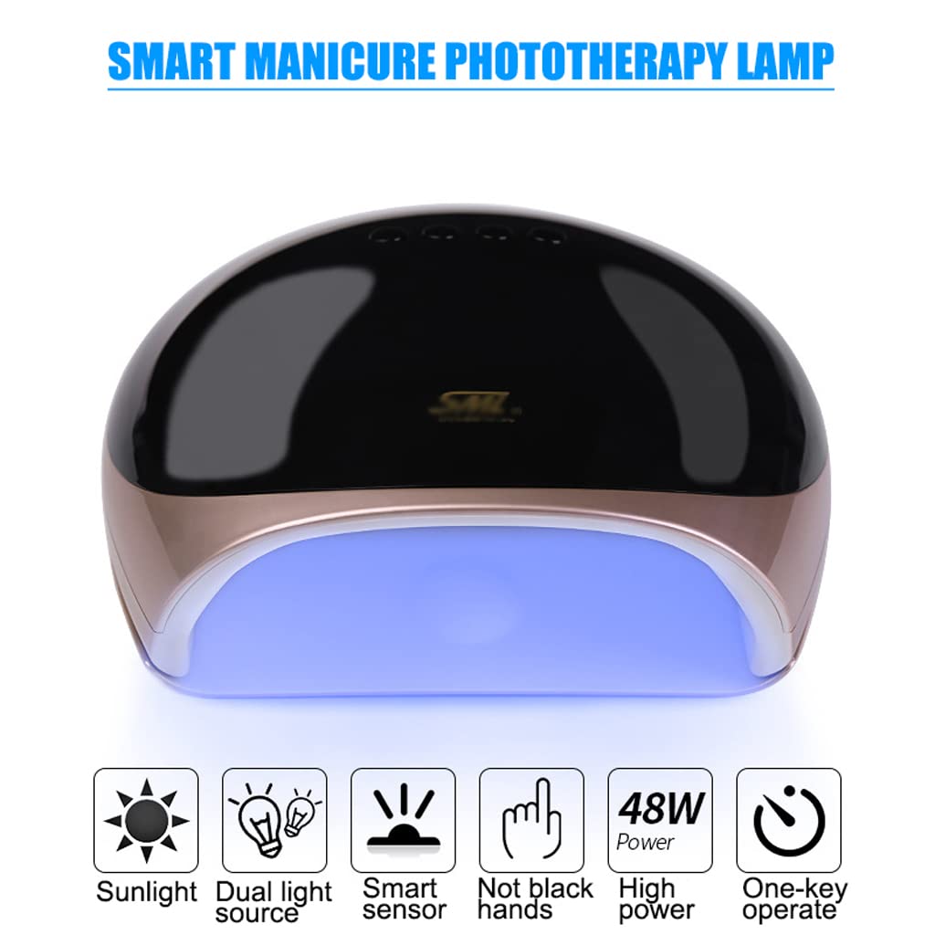 AAPIE Nagelkunstwerkzeuge Nägel Led UV Nageltrocknungslampe Nageltrockner für Gel Nagellack Härtungslampe Maniküre Salon Tolles Geschenk für Mädchen