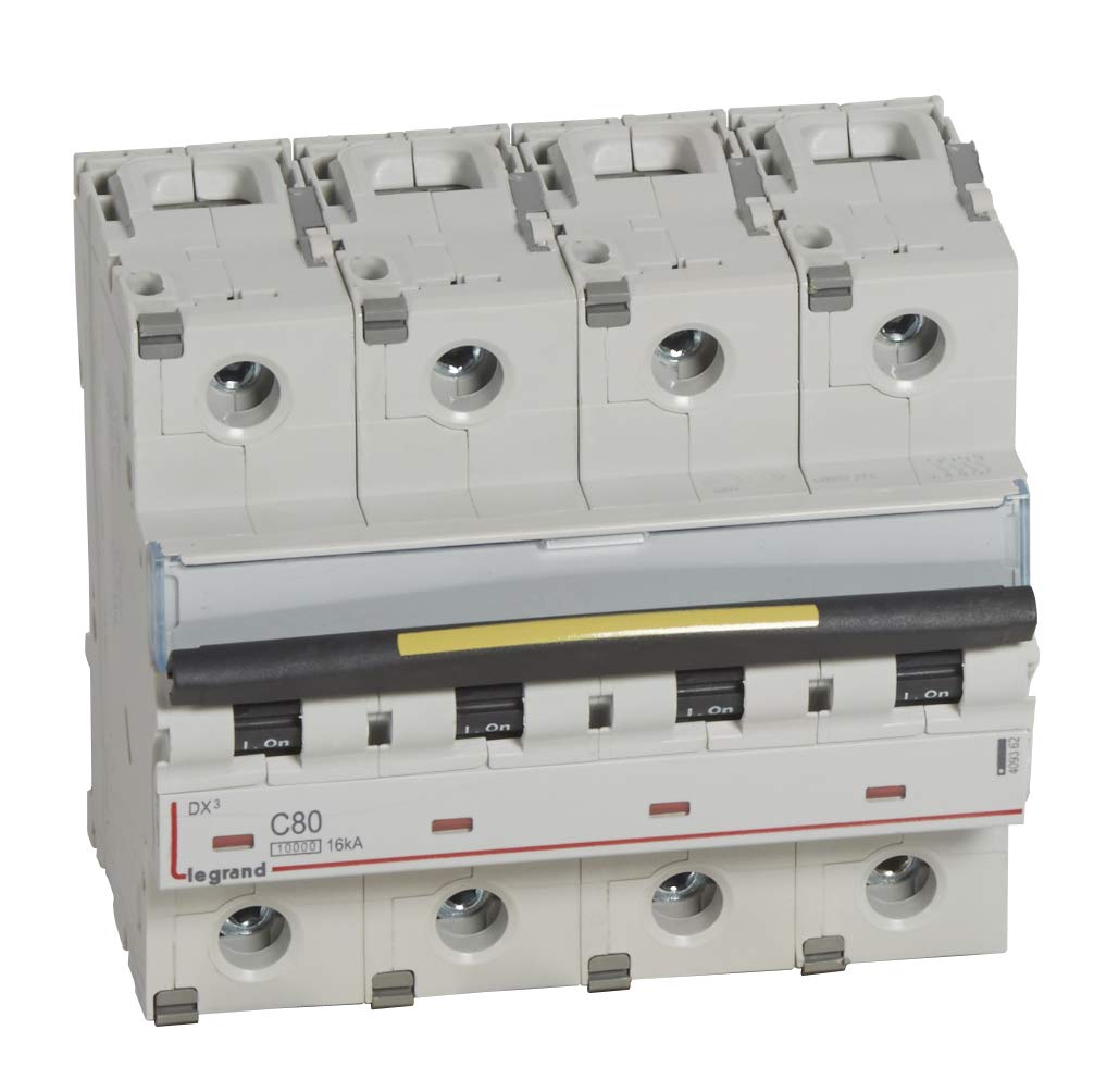 Disjoncteur DX³ 80A résistant aux surcharges triphasées de 400V - 2
