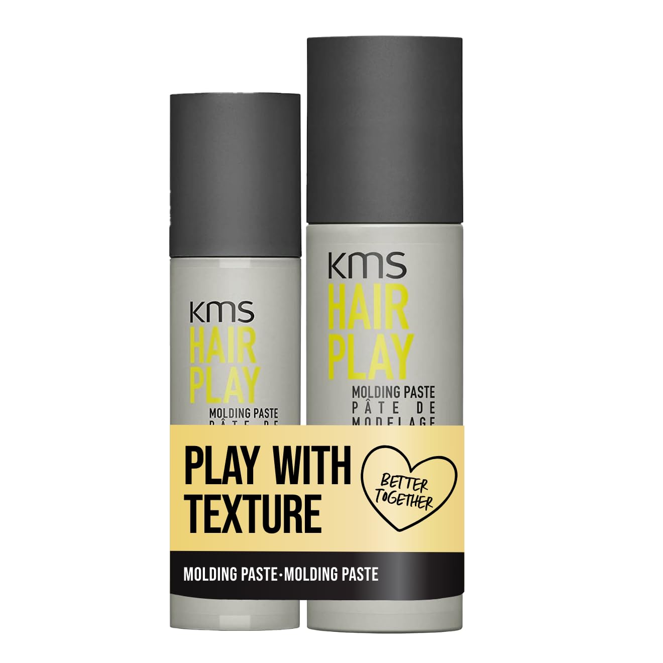 KMS HAIRPLAY Molding Paste Duo Pack für Textur mit einem modernen, natürlichen Finish